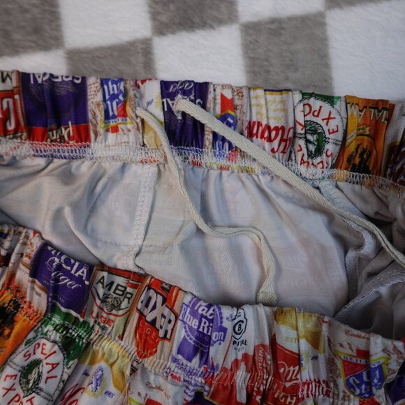 Beers of wisconsin drawstring lounge pj pajama pants -beer lovers XL - Picture 7 of 12